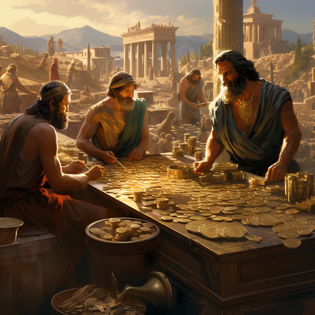 The Genesis: Gold, Silver and how Athens devalued its currency.
